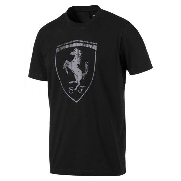 Футболка Puma Ferrari Big Shield Tee 57524101 L чорний