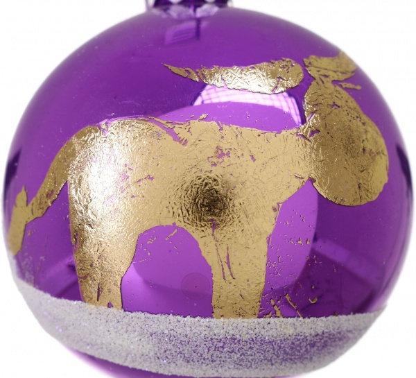 Шар новогодний мульти d 60 мм в ассортименте