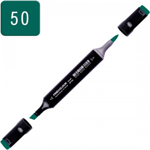 Маркер спиртовой FINECOLOUR EF102-50 темный оттенок зеленого 