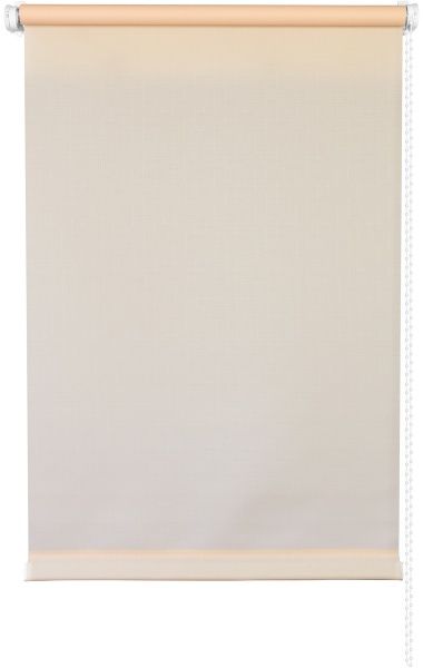 Ролета мини Delfa Лен 48x160 см абрикосовая 