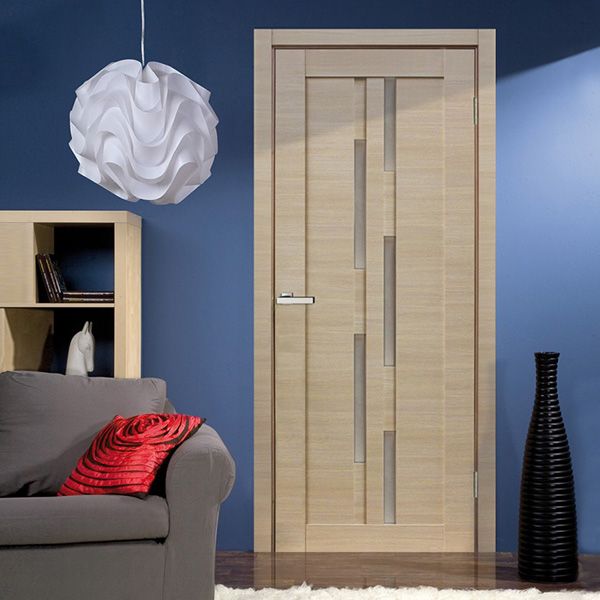 Дверное полотно ОМиС Cortex 08 ПО 800 мм дуб латте лайн 