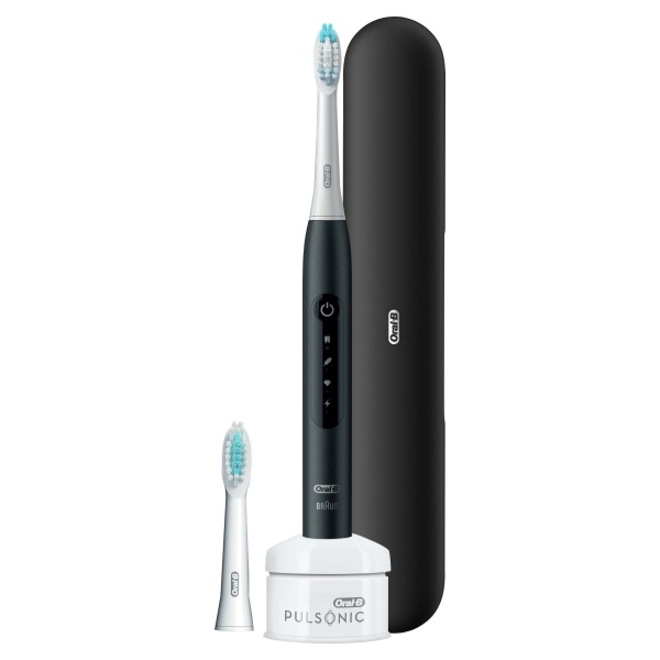 Електрична зубна щітка Oral-B Pulsonic Slim Luxe 4500 чорна + футляр