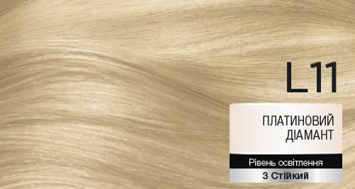 Крем-фарба для волосся Brillance Brillance l11 платиновий діамант 175 мл