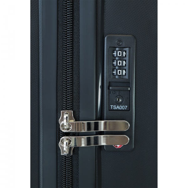 Валіза Eagle 76 л чорний M (з розширювачем) 