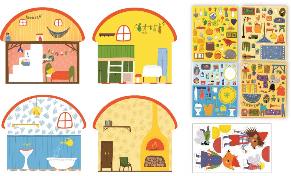 Набор для рукоделия LETS CRAFT «Фантастические миры – домик-грибочек» PSP-01