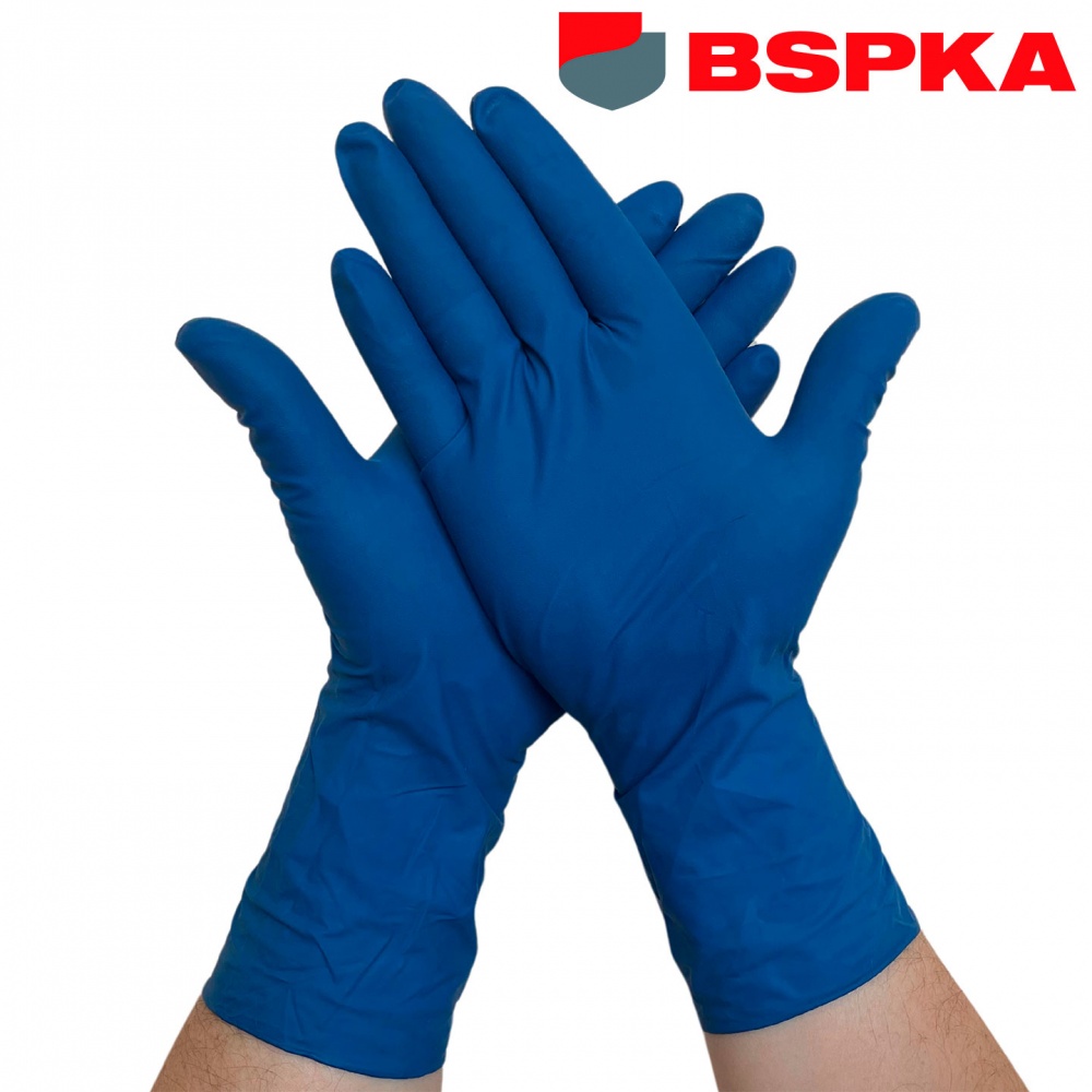 Перчатки медицинские BSPKA латексные High Risk р.S 50 шт./уп.