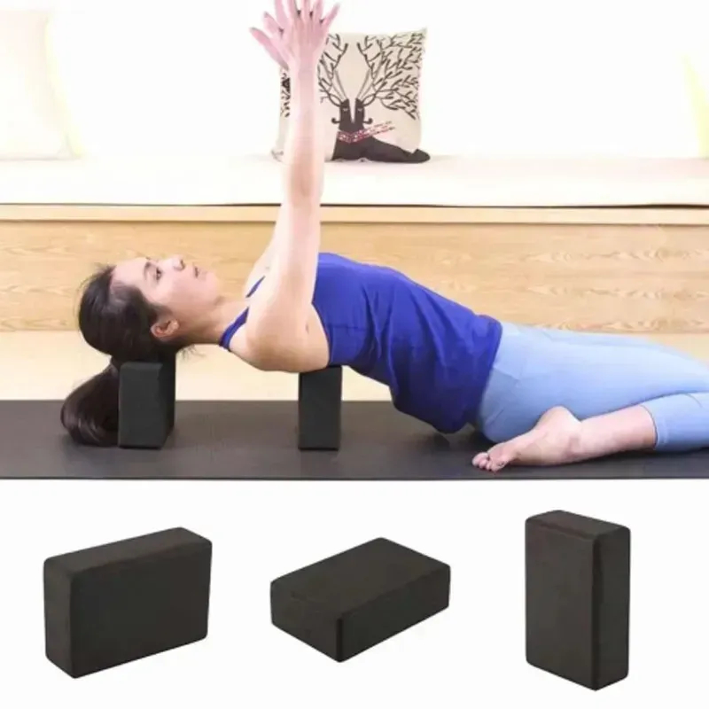 Блок для йоги Feel Fit DT287 чорний