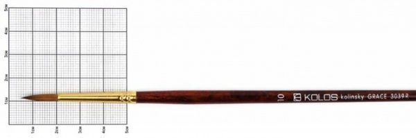 Кисточка круглая Grace 3039R № 10 Kolos 