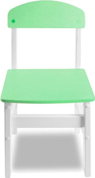 Стульчик для детей Yuliana Woody белый с салатовой сидушкой 12003201