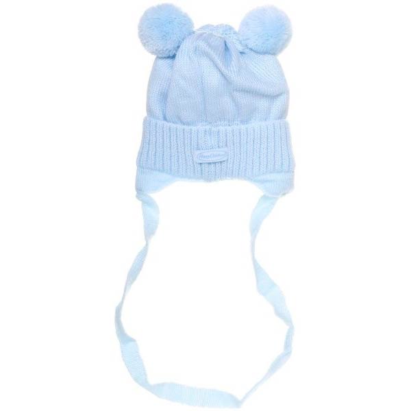 Шапочка детская для мальчика Luna Kids р.36 светло-голубой 2111