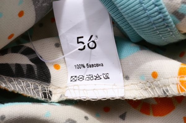 Комбинезон Bambinelli Котики р.62 бежевый с принтом 