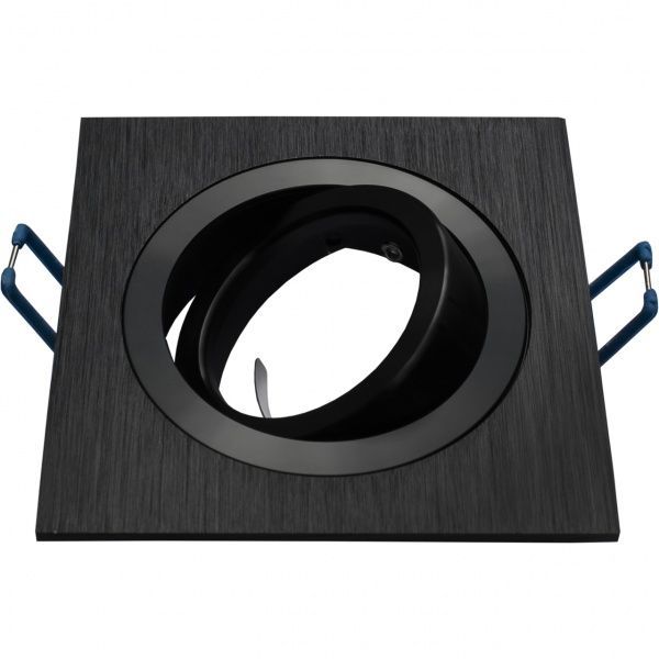 Светильник точечный Hopfen 50 Вт GU5.3 черный ALUM 1702 BK 