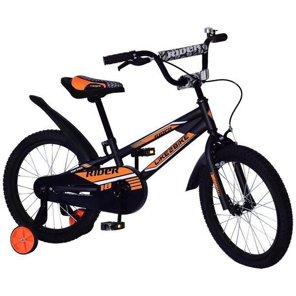 Велосипед дитячий Like2bike 18'' Fly чорний 211807