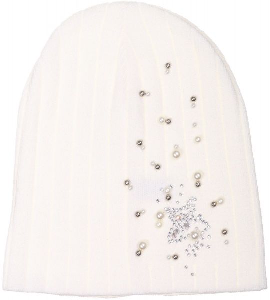 Шапочка дитяча для дівчинки Kraft+ 9502 р.50-52 молоко 