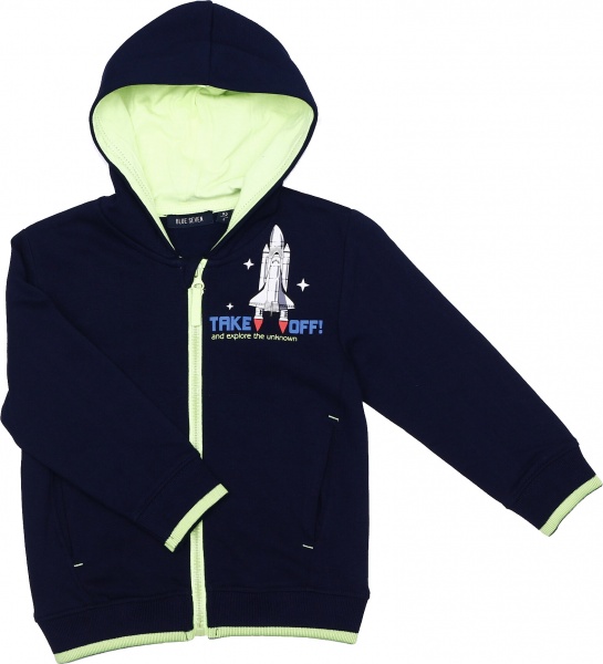 Худи для мальчика Blue Seven р.128 темно-синий 864700 X * 98 