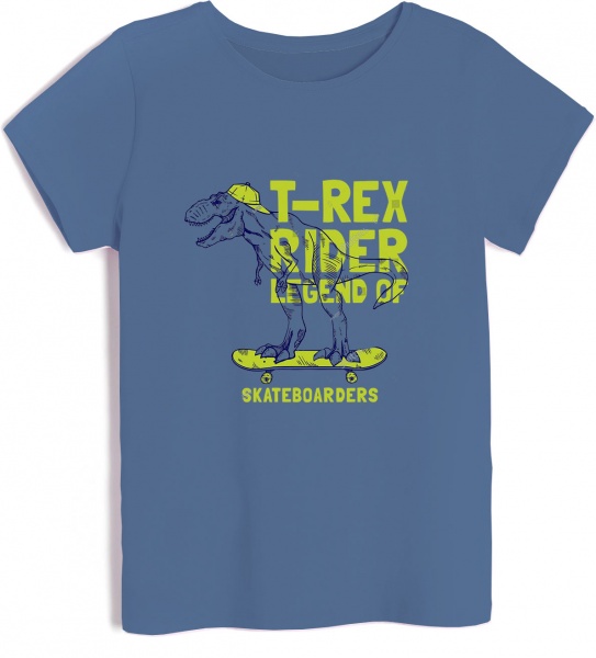 Футболка для девочек KOSTA р.146–152 синий 1089-51 