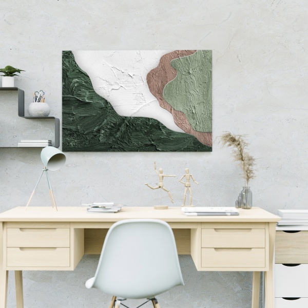 Картина на полотні Рельєфний малюнок 80x110 см WS Holst 2180420231 