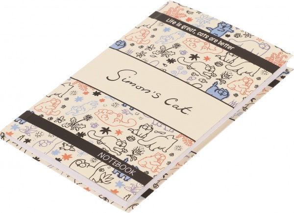 Блокнот 1 80 арк. 12,8х20,4 см Simon's Cat