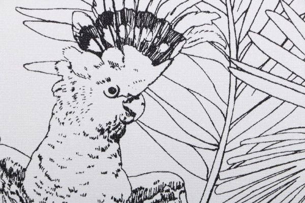 Шпалери RASCH Madagascar Tropical White parrots 447880 