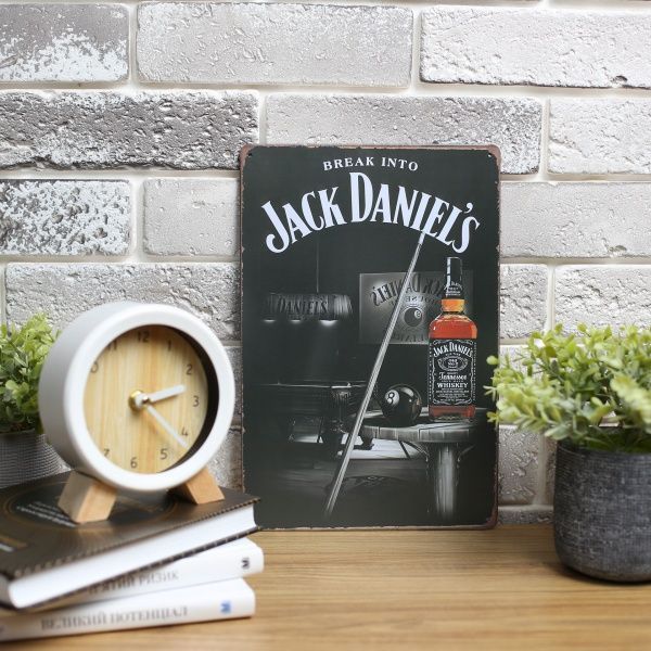 Табличка сувенирная Jack Daniels 20х30 см