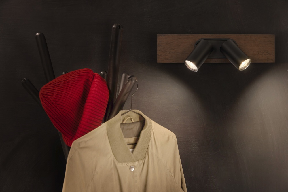 Спот Ledvance Mercury 2x3,4 Вт GU10 чорний