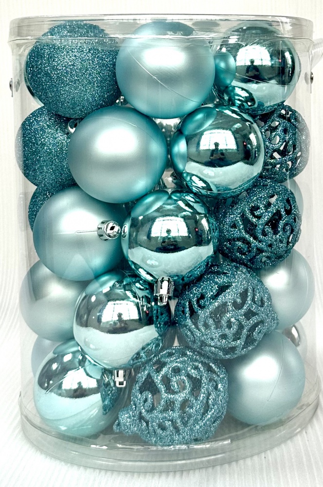 Набор елочных шаров Элегант 241206 в ассортименте d 60 мм 35 шт./уп.