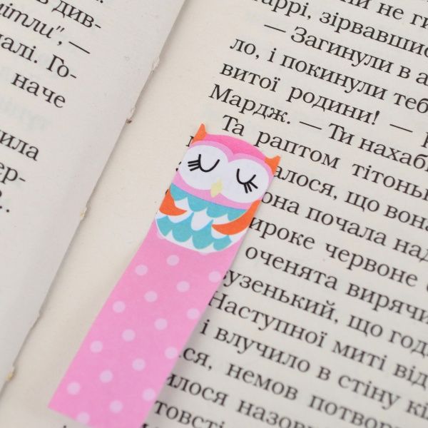 Стикеры Rachel Owls 55х15 мм 120 шт. (6х20) YES