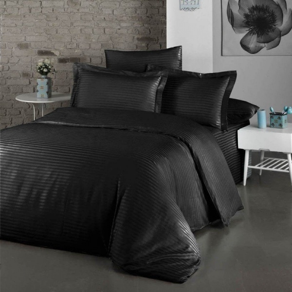 Комплект постільної білизни 1,5 чорний 