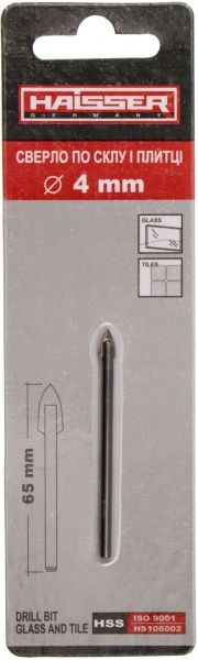 Сверло по плитке Haisser 4x70 мм
