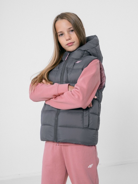 Жилет 4F JACKET JKUDP002 HJZ22-JKUDP002-23S р.158 серый