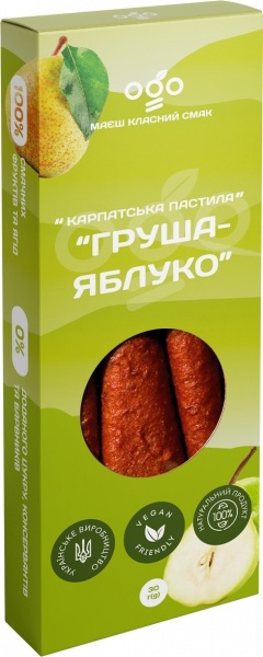 Пастила ТМ ОГО Яблоко-груша 30г