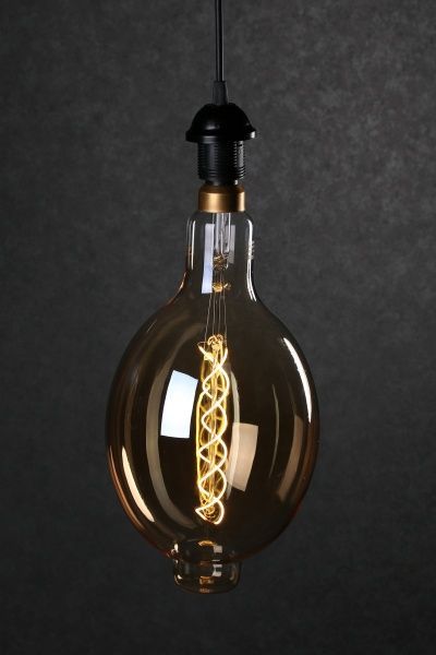 Лампа світлодіодна Gauss Vintage Filament Gold 152802008 BT180 8 Вт E27 2400 К 220 В прозора 