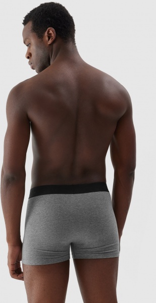 Труси 4F BOXER SHORTS M027 (2PACK) 4FAW23UBXSM027-90M р.S сірий
