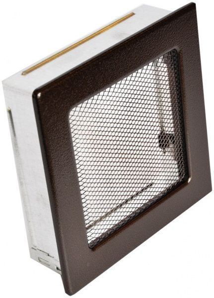 Решетка каминная  4FIRE 17х17 антик медь