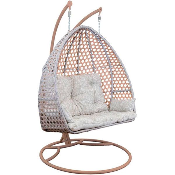 Кресло-кокон Indigo Мишель 1370х700х1360 мм бежевый