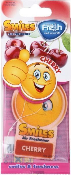 Ароматизатор подвесной FRESHWAY Smiles Dry Cherry