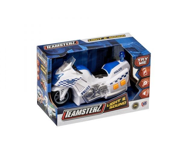 Іграшка Teamsterz Поліцейський мотоцикл 15 см 1416563