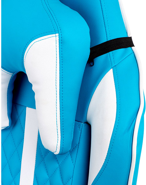 Крісло Special4You Extreme Race E6064 блакитний/білий 