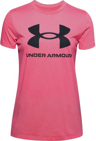 Футболка Under Armour Live Sportstyle Graphic SSC 1356305-668 L розовый