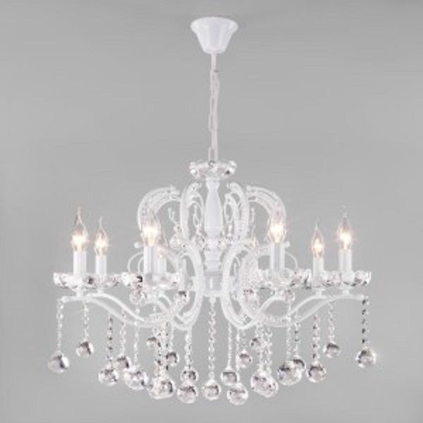 Люстра подвесная Strotskis Brezza 8x60 Вт E14 белый 10107/8 (білий) 