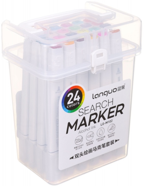 Набор маркеров Search markers 24 шт LG-M102 разноцветный 