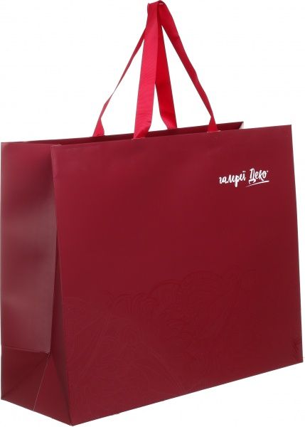 Пакет подарочный Деко лента 400х500х180 мм