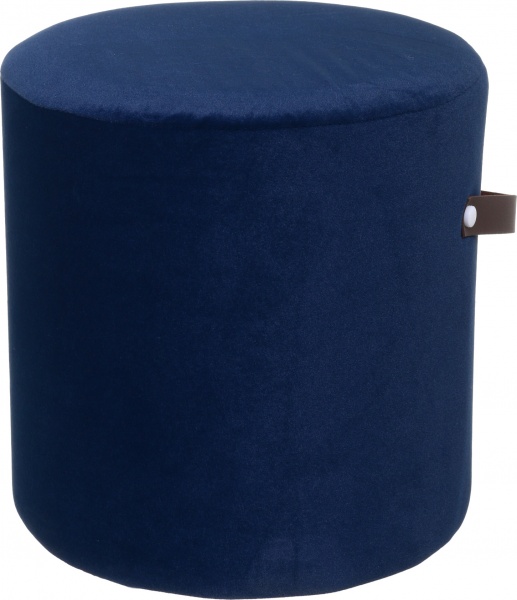 Пуф Малага з ремнем 310х320 мм темно-синій 