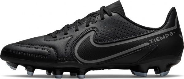 Бутсы Nike Tiempo Legend 9 Club FG/MG DA1176-004 р. US 10,5 черный