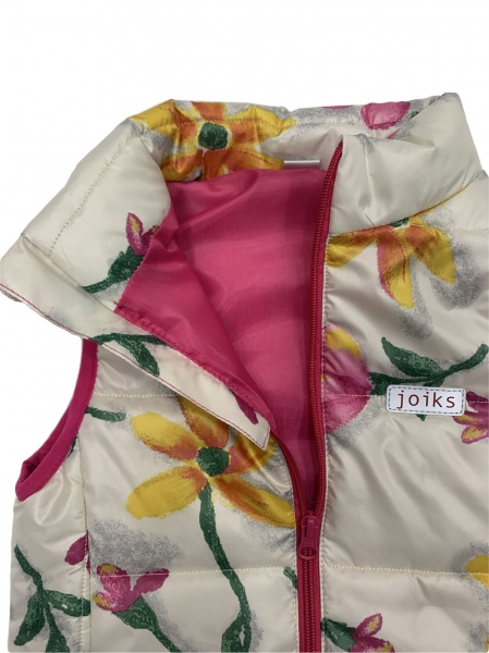 Жилет детский для девочки JOIKS р.110 кремовый JD-15/110 