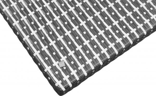 Стол 2608 85x85 см черно-белый 