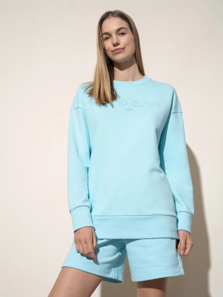 Світшот 4F AL*4F_SWEATSHIRT 4FSS22TSWSF114-34S р. L блакитний