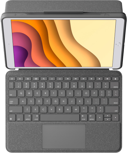 Чехол-клавиатура Logitech Combo Touch for iPad (7th, 8th, and 9th generation) graphite (L920-009629) 