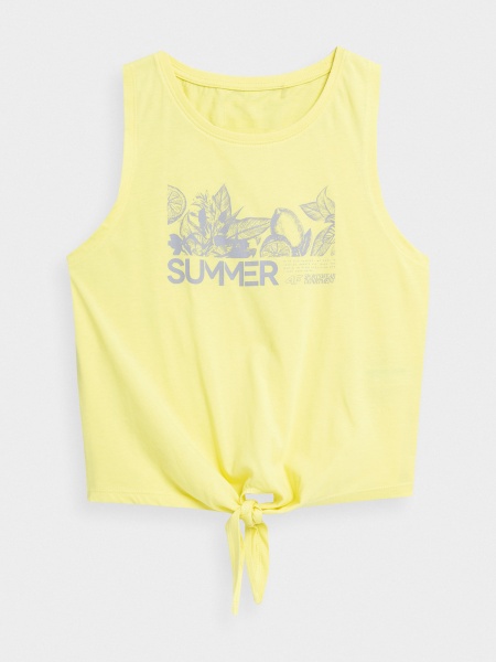 Майка 4F 4FSS23TTSHF566-73S р.S жовтий