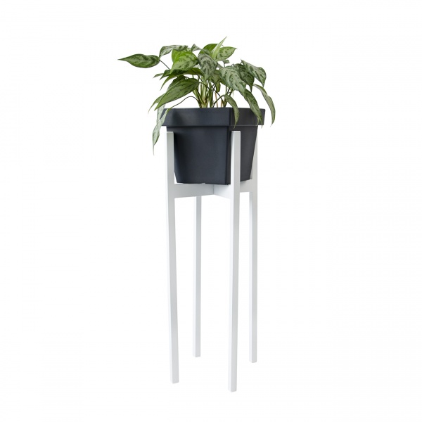 Подставка для цветов Vitan Кротон 29,5х29,5x75 см белый 